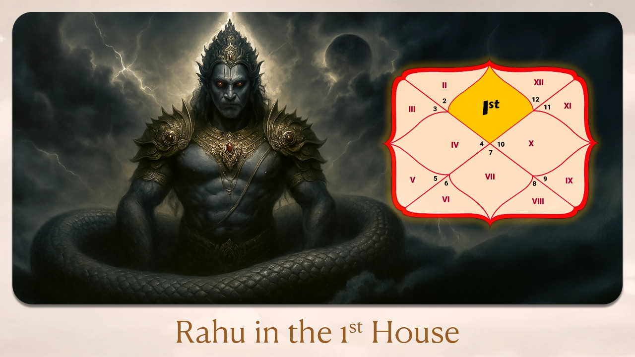 Rahu in the 1st house